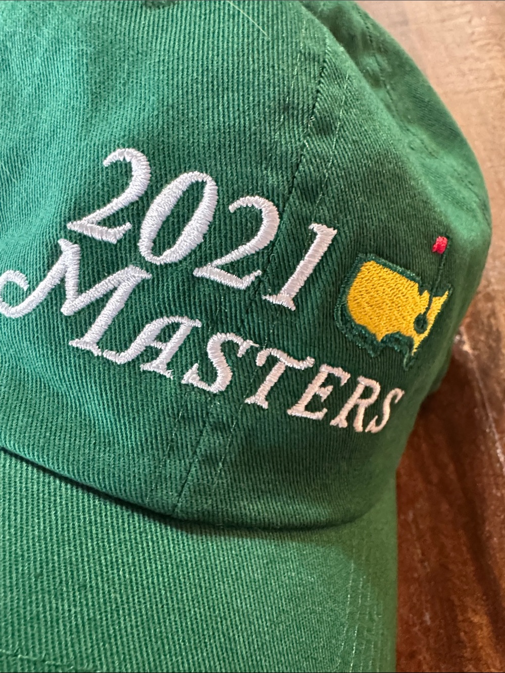 Masters Green 2021 Masters Embroidered Golf Cap - Picture 10 of 10